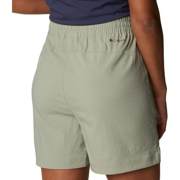 Columbia Shorts On The Go Green Pull On Drawstring Hiking - Picture 5 of 16